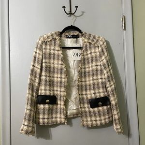 Zara Tweeded Blazer | Size S | NWT